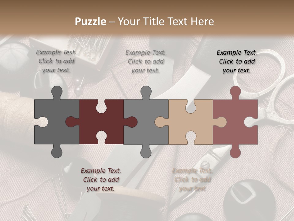 Kit De Costura PowerPoint Template