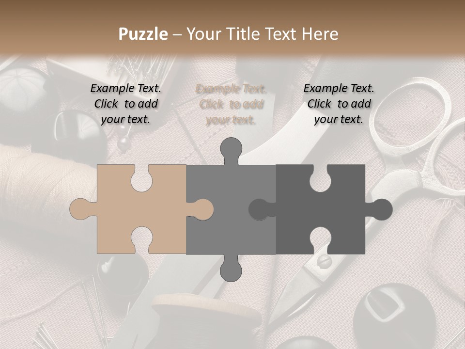 Kit De Costura PowerPoint Template