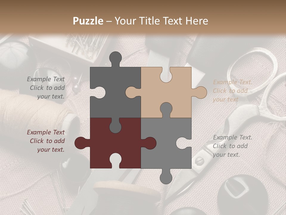 Kit De Costura PowerPoint Template