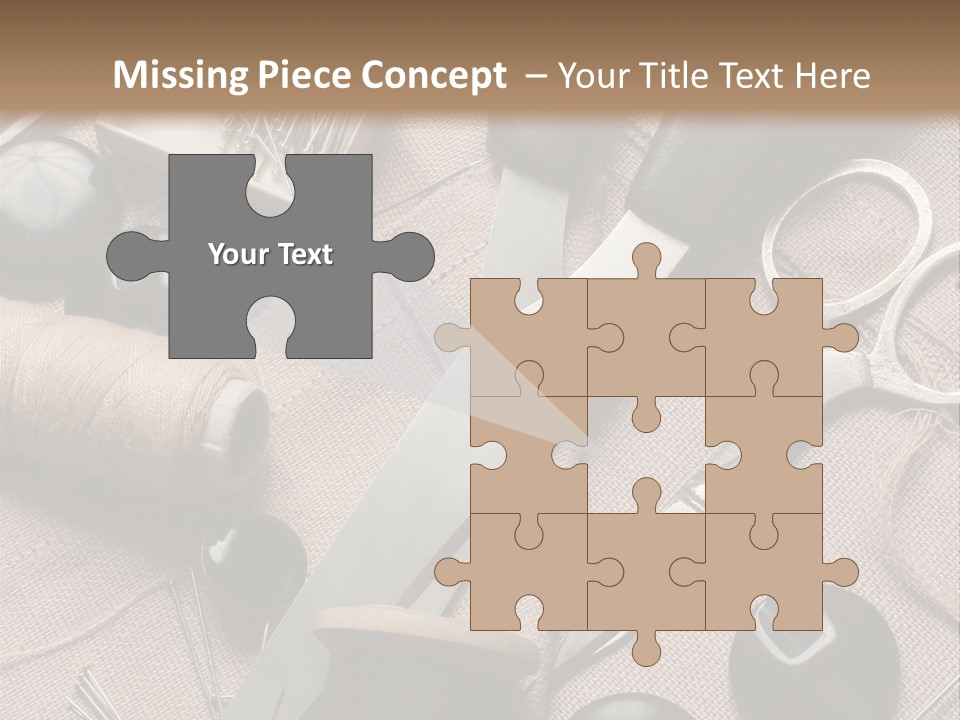 Kit De Costura PowerPoint Template