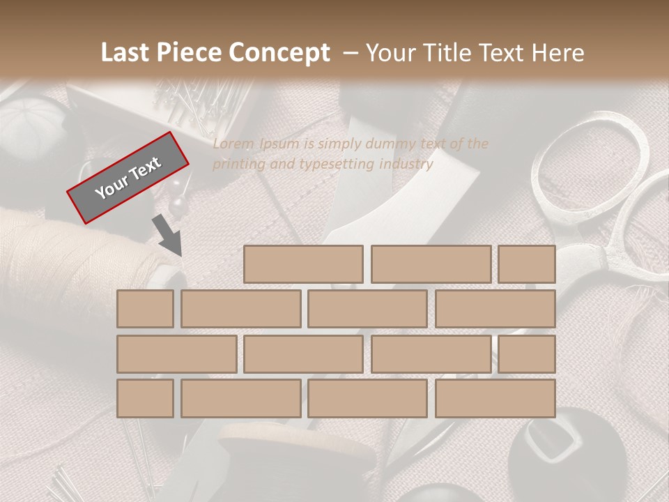 Kit De Costura PowerPoint Template