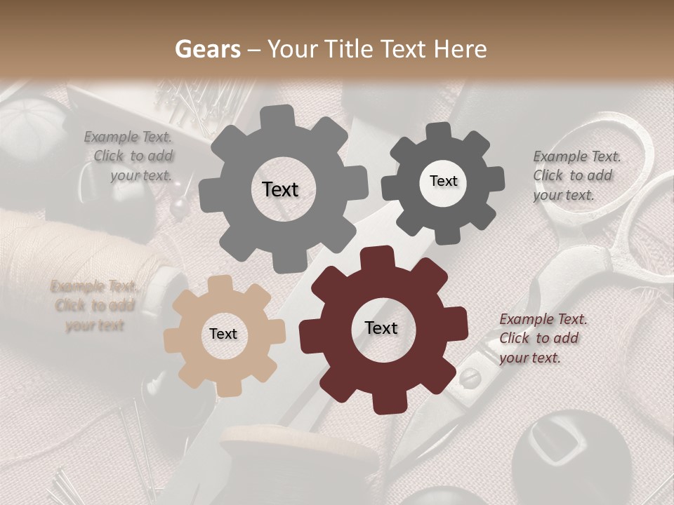 Kit De Costura PowerPoint Template