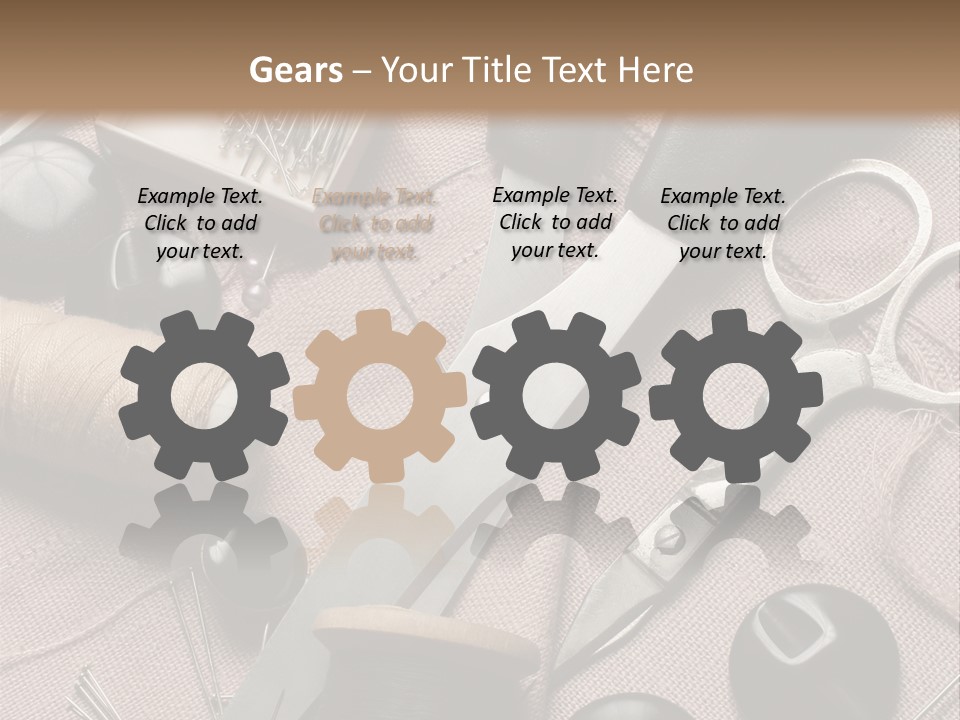 Kit De Costura PowerPoint Template