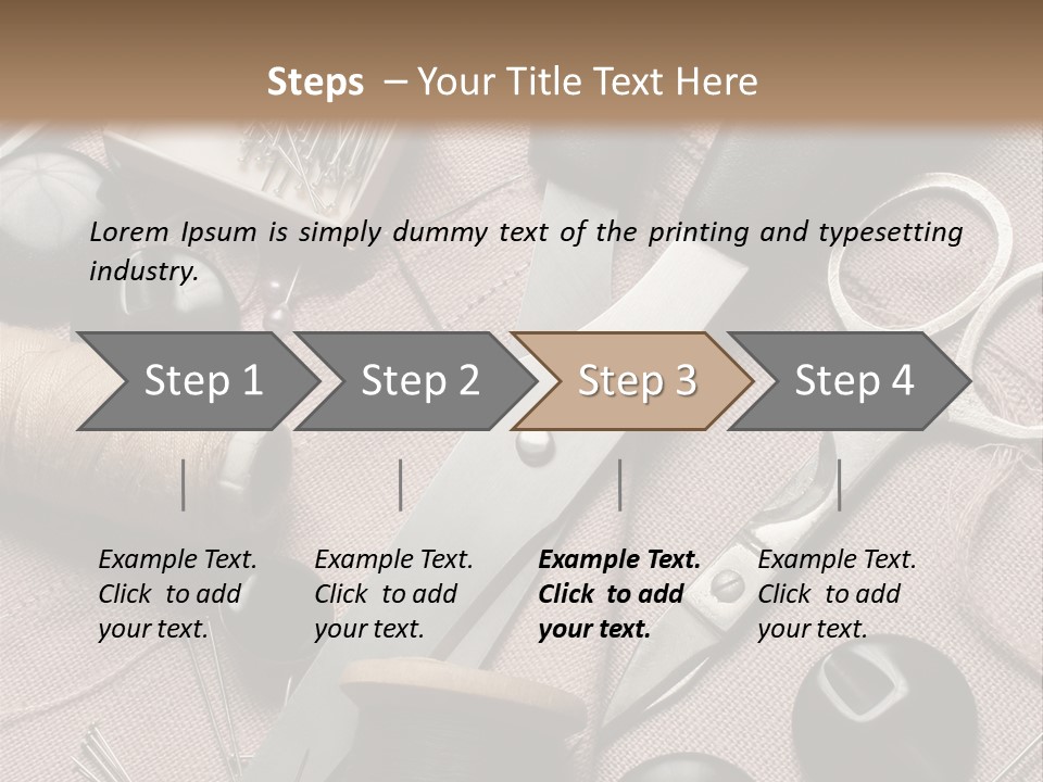 Kit De Costura PowerPoint Template