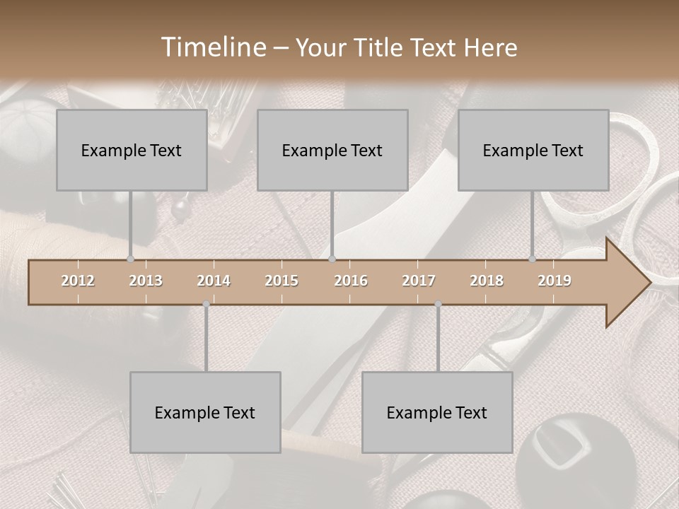 Kit De Costura PowerPoint Template