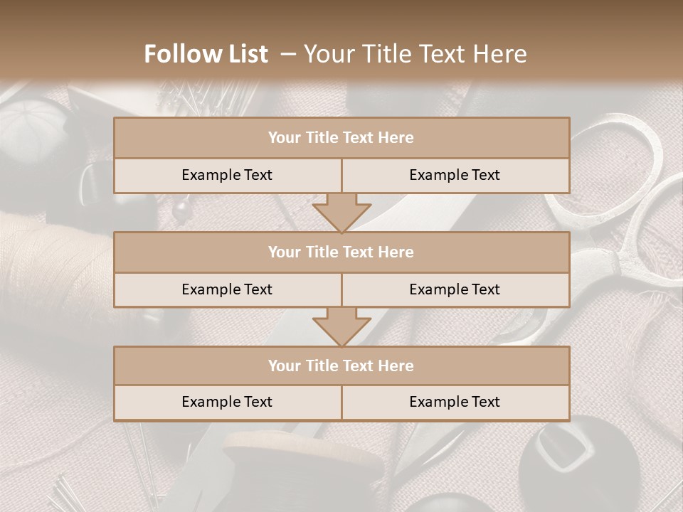Kit De Costura PowerPoint Template