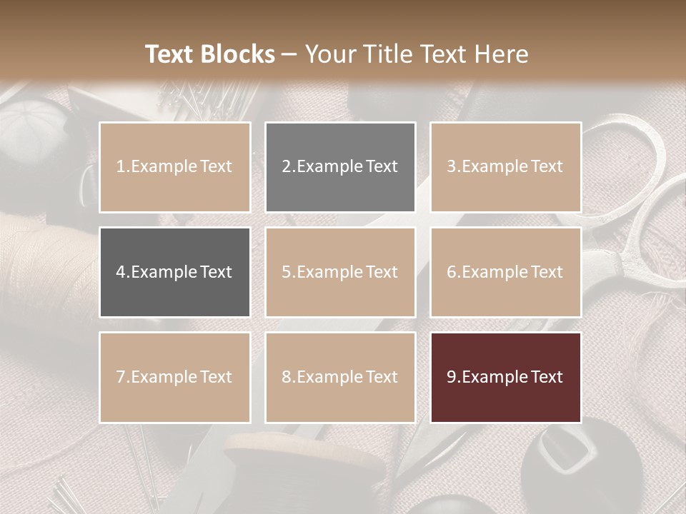 Kit De Costura PowerPoint Template