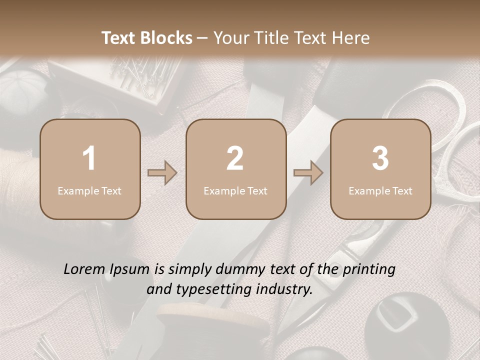 Kit De Costura PowerPoint Template