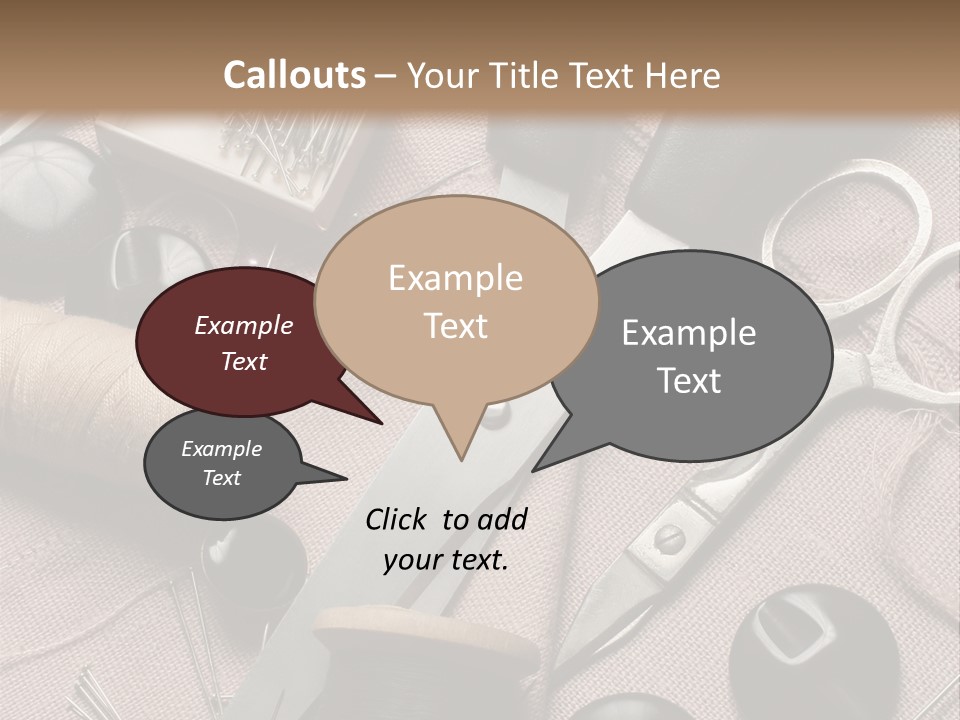 Kit De Costura PowerPoint Template