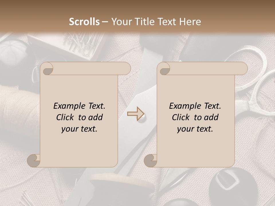 Kit De Costura PowerPoint Template