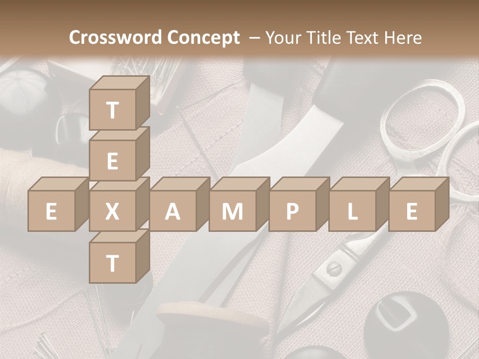 Kit De Costura PowerPoint Template