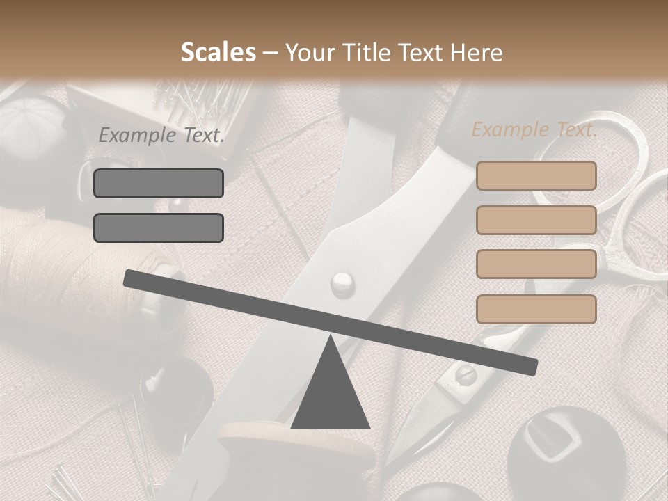 Kit De Costura PowerPoint Template