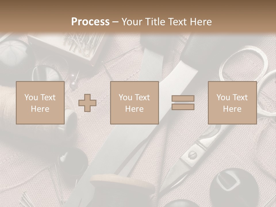 Kit De Costura PowerPoint Template