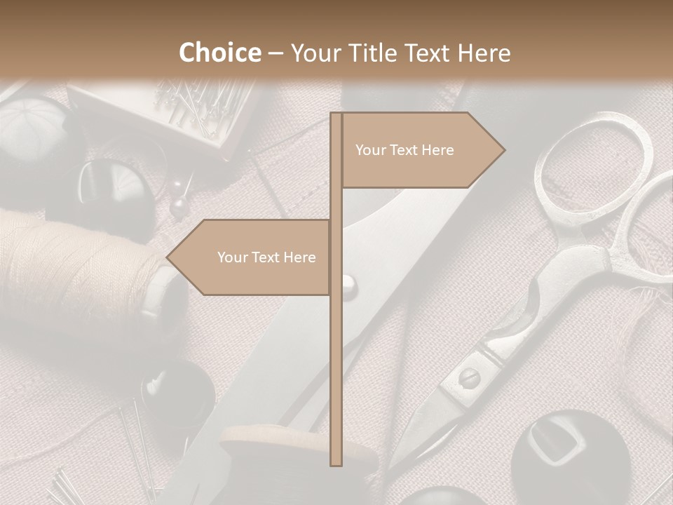 Kit De Costura PowerPoint Template