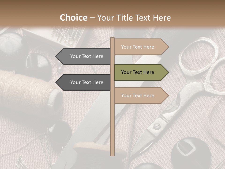 Kit De Costura PowerPoint Template