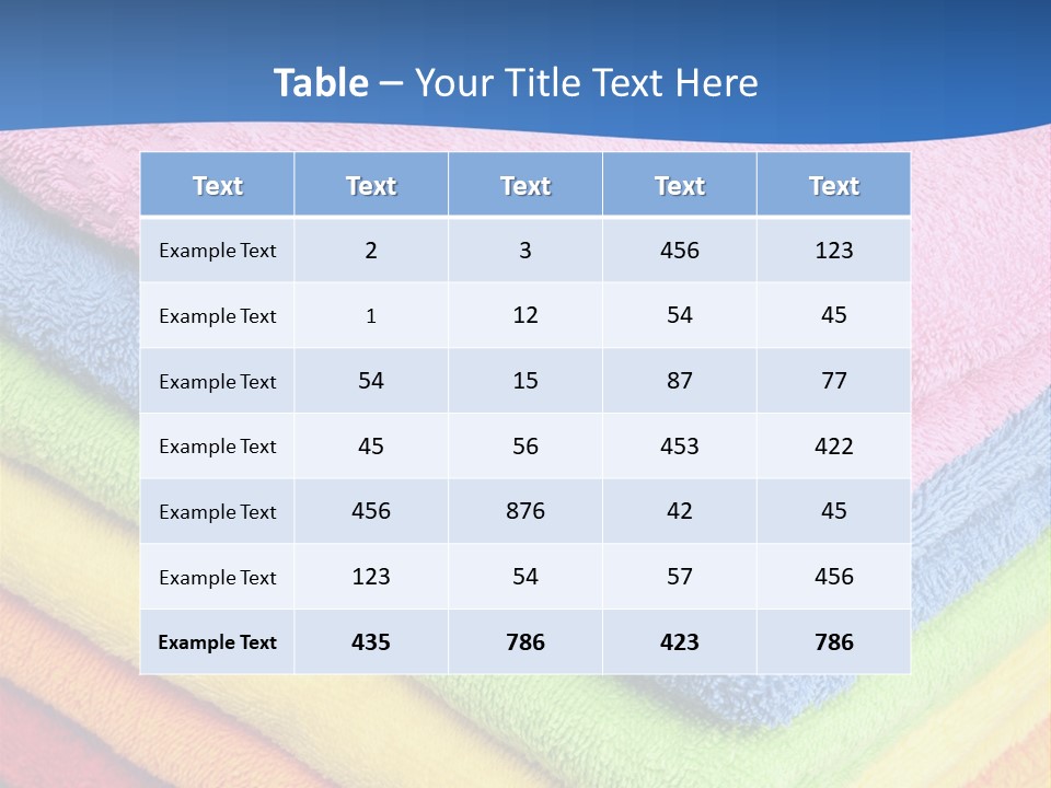 Bathroom Closeup Dry PowerPoint Template