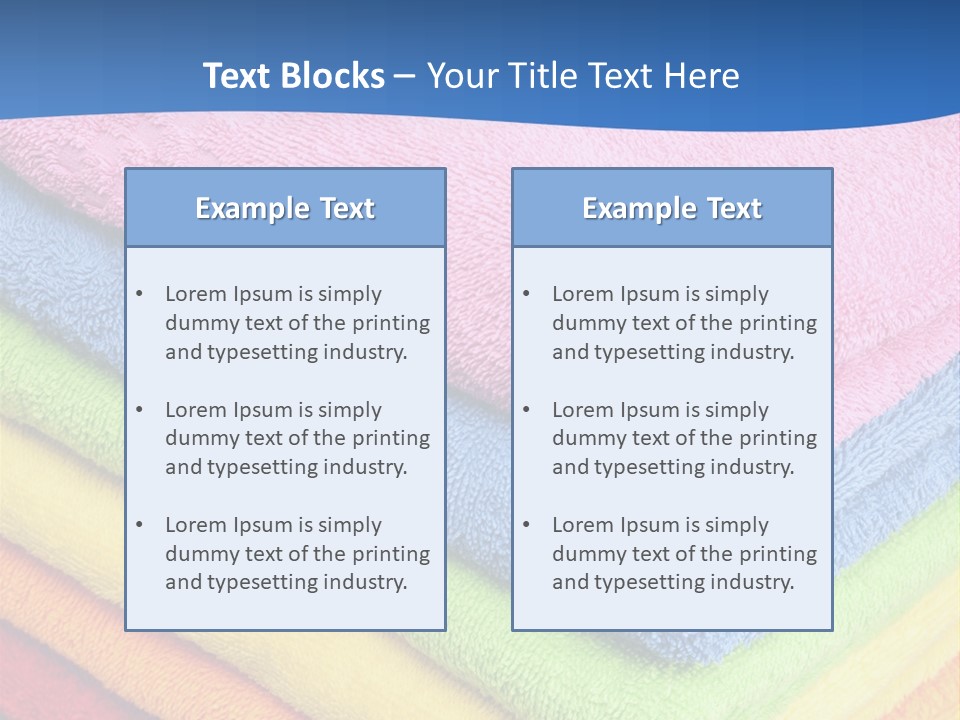 Bathroom Closeup Dry PowerPoint Template