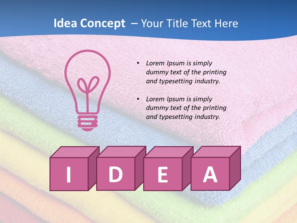 Bathroom Closeup Dry PowerPoint Template