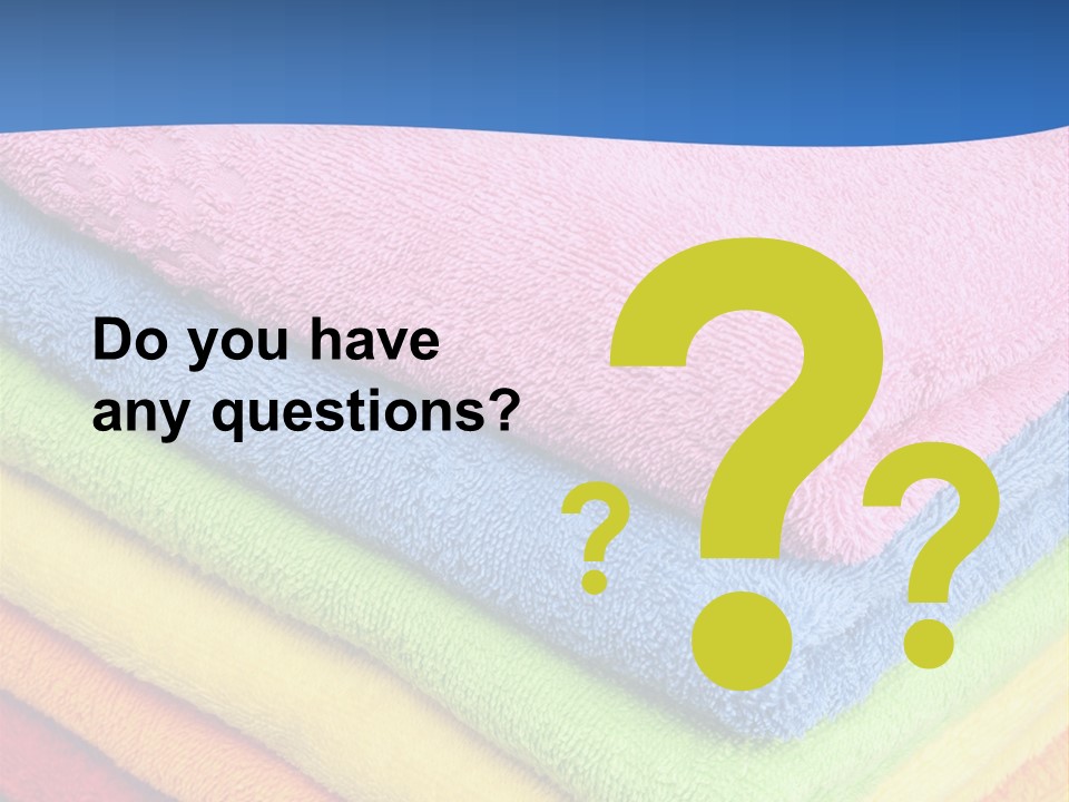 Bathroom Closeup Dry PowerPoint Template