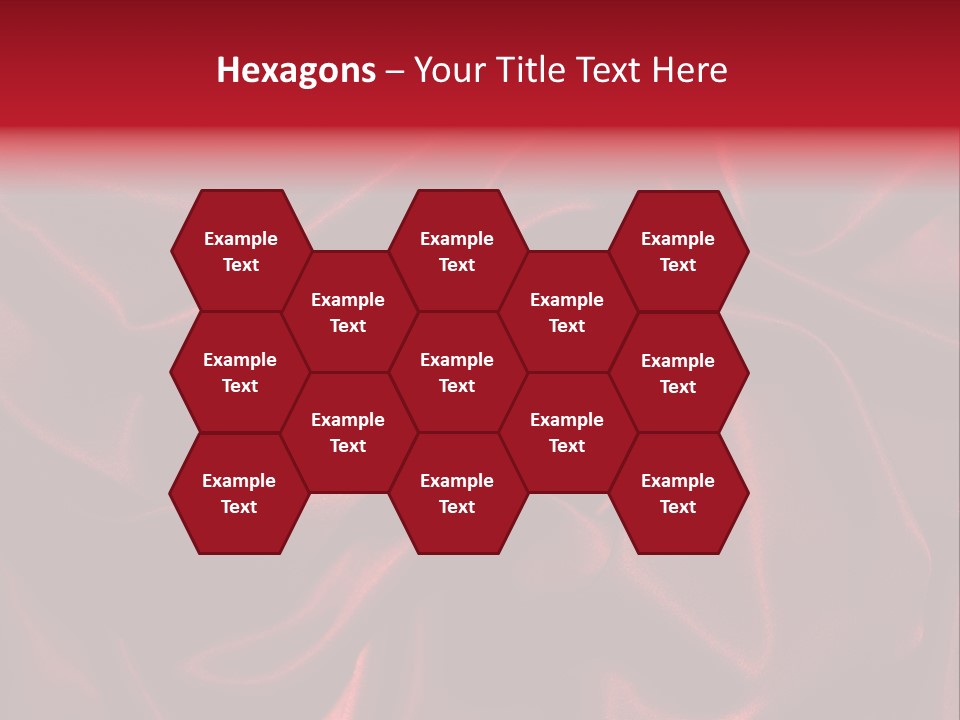 Red Silk Texture PowerPoint Template