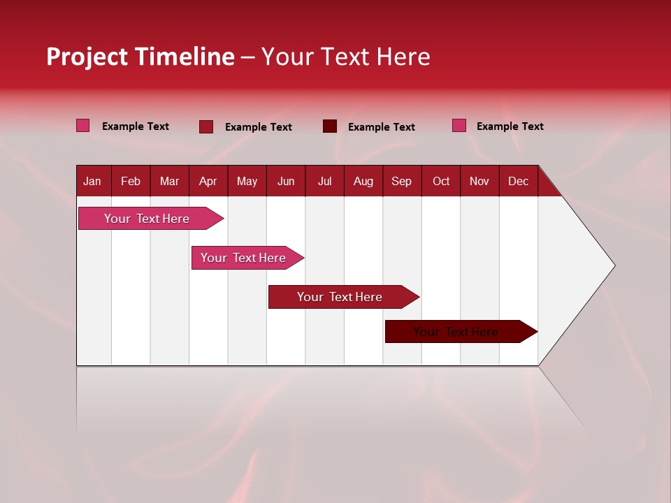 Red Silk Texture PowerPoint Template