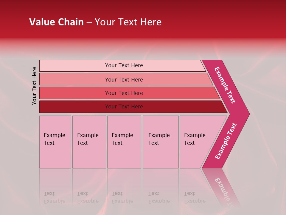 Red Silk Texture PowerPoint Template