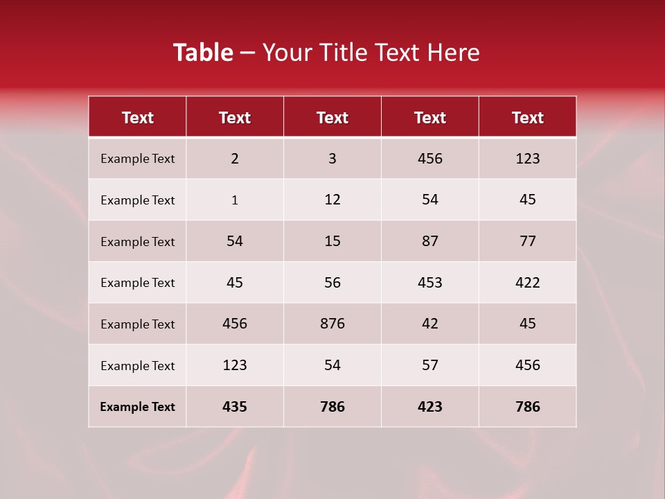 Red Silk Texture PowerPoint Template
