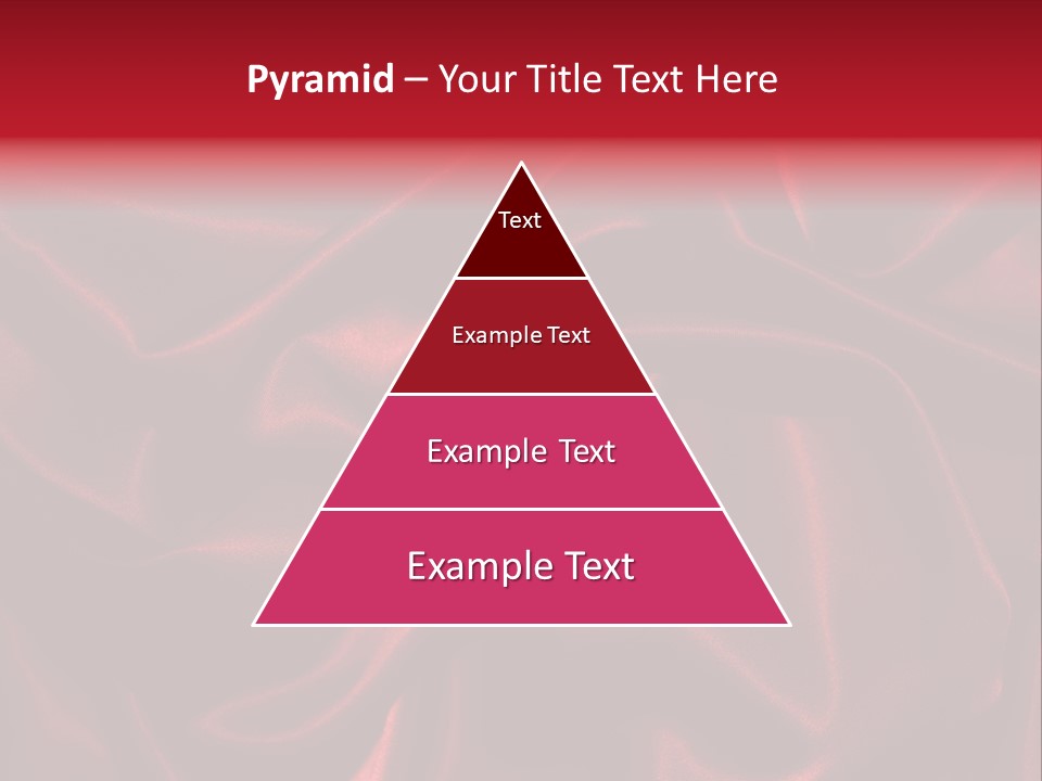 Red Silk Texture PowerPoint Template