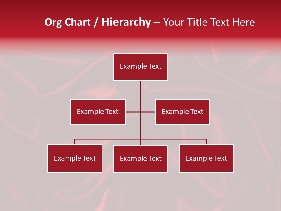 Red Silk Texture PowerPoint Template