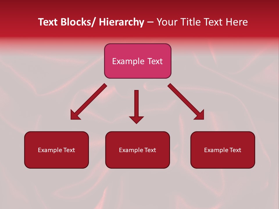 Red Silk Texture PowerPoint Template