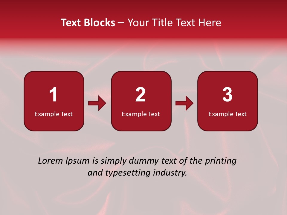 Red Silk Texture PowerPoint Template