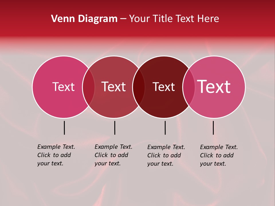Red Silk Texture PowerPoint Template