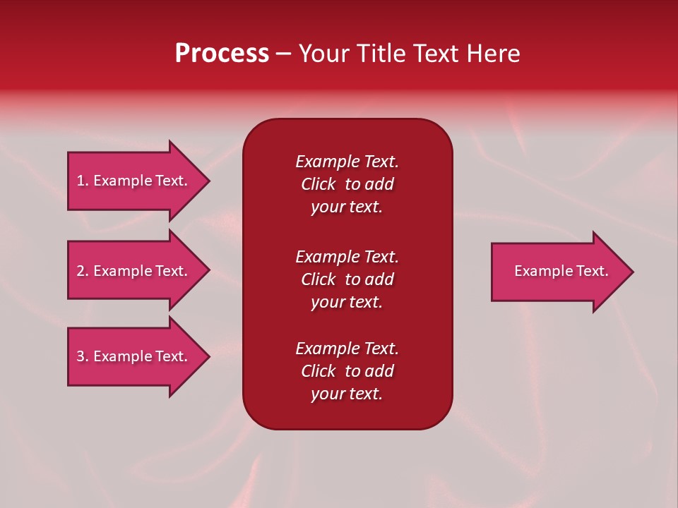 Red Silk Texture PowerPoint Template