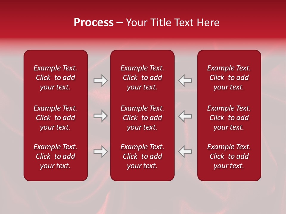 Red Silk Texture PowerPoint Template