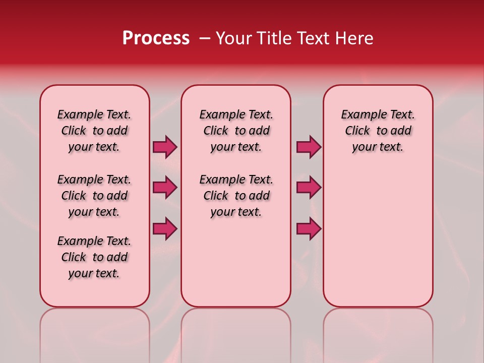 Red Silk Texture PowerPoint Template