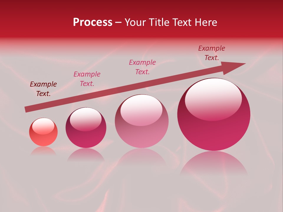 Red Silk Texture PowerPoint Template