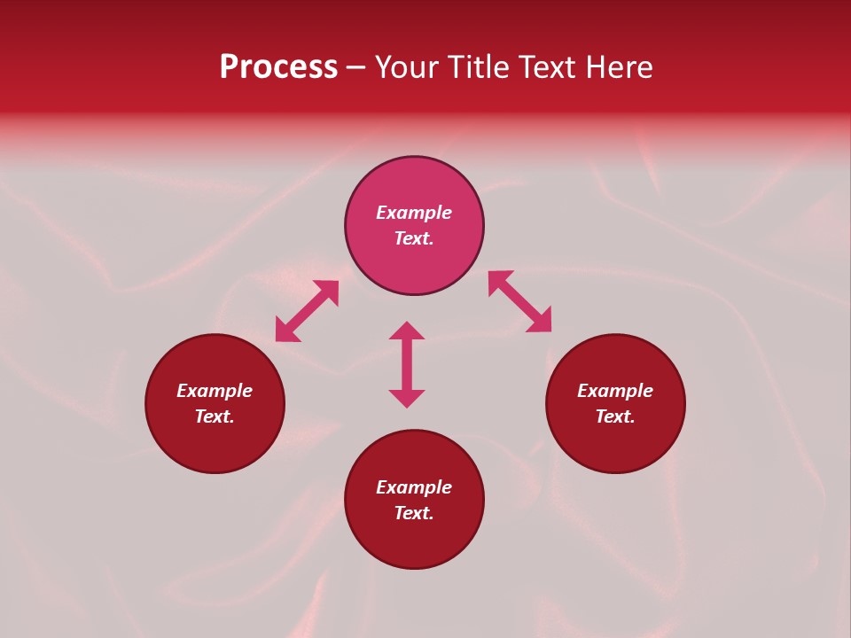 Red Silk Texture PowerPoint Template