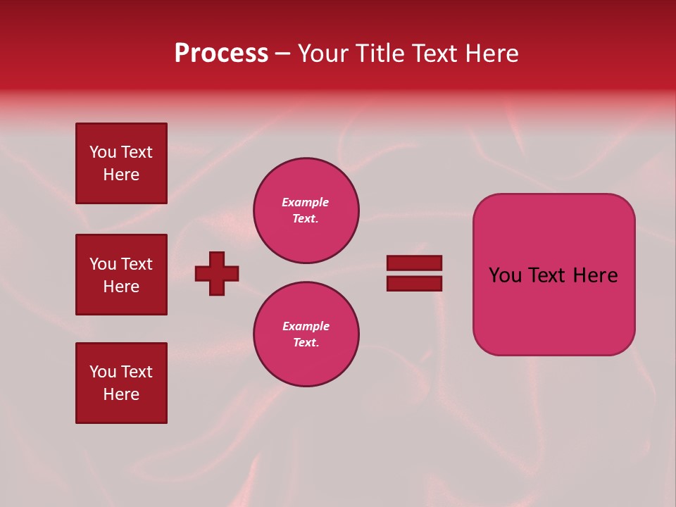 Red Silk Texture PowerPoint Template