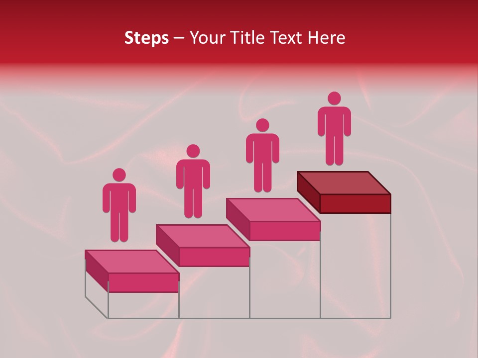 Red Silk Texture PowerPoint Template
