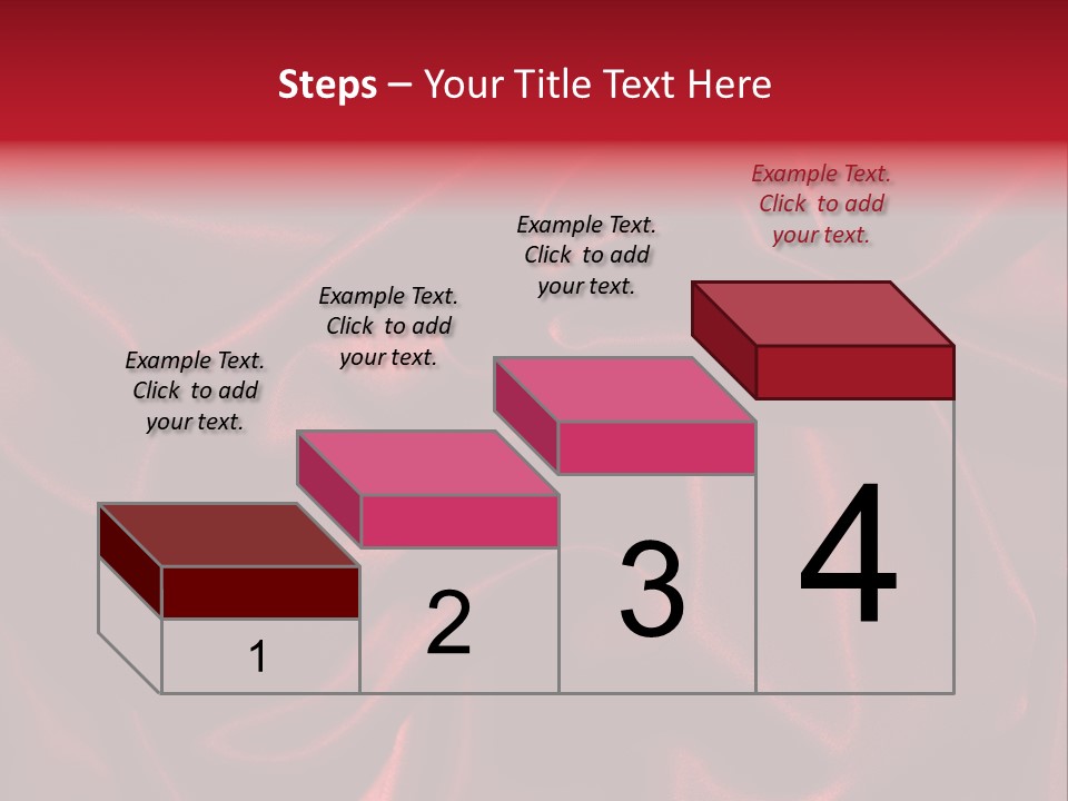 Red Silk Texture PowerPoint Template