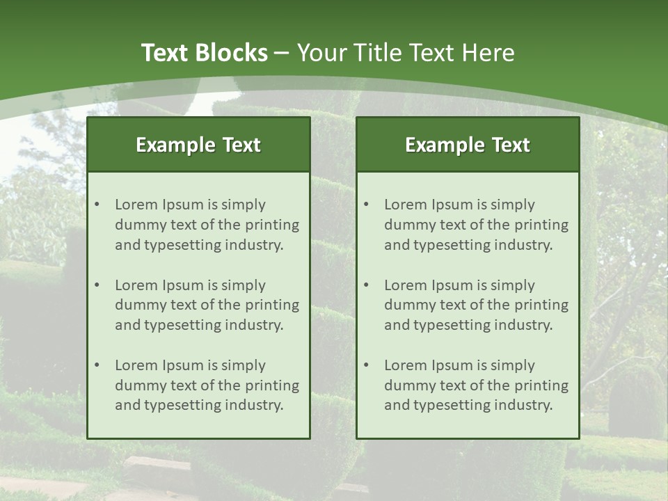 Funchal Shape Lush PowerPoint Template