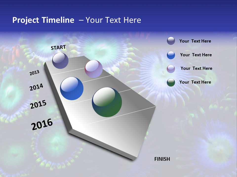 Zoanthids Coral PowerPoint Template