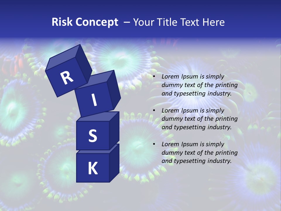 Zoanthids Coral PowerPoint Template