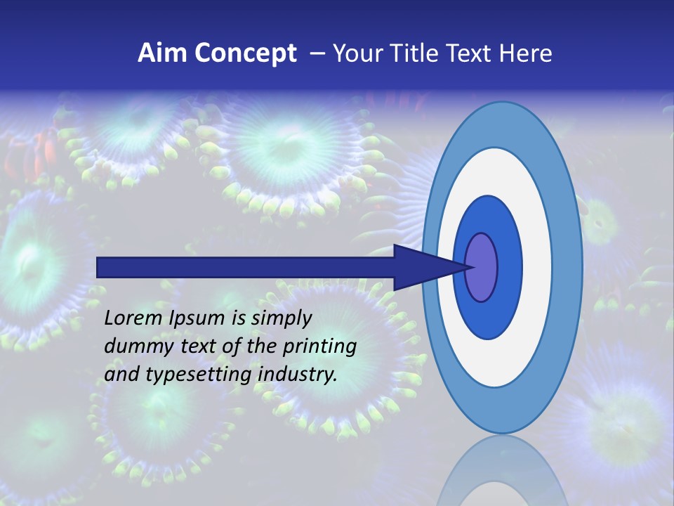 Zoanthids Coral PowerPoint Template