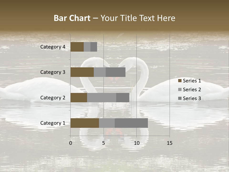 Swans Love PowerPoint Template