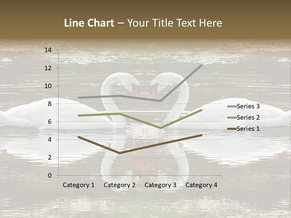 Swans Love PowerPoint Template