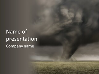 Tornado Hurricane PowerPoint Template