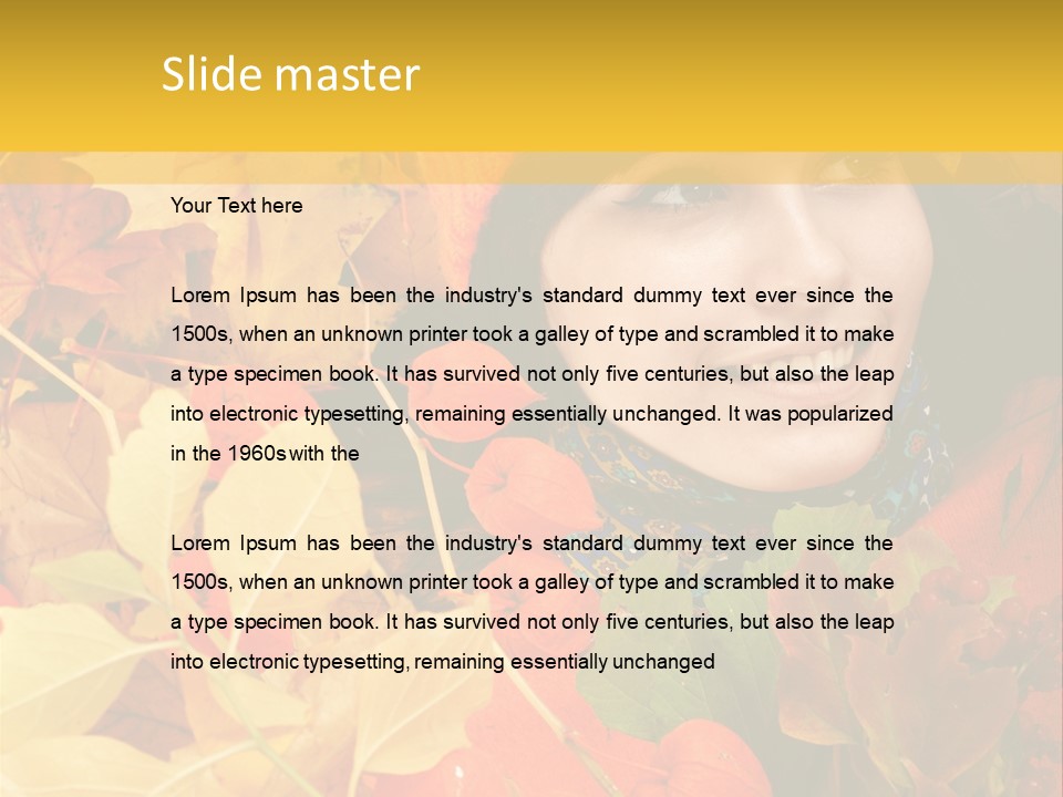 Black White Happy PowerPoint Template