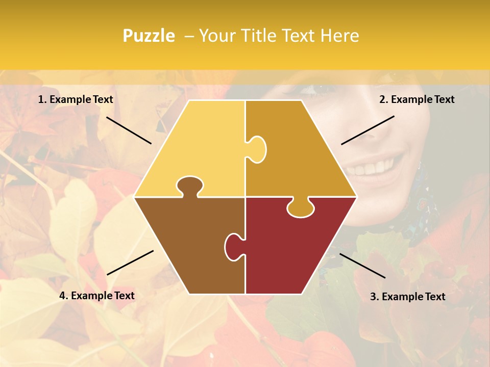 Black White Happy PowerPoint Template