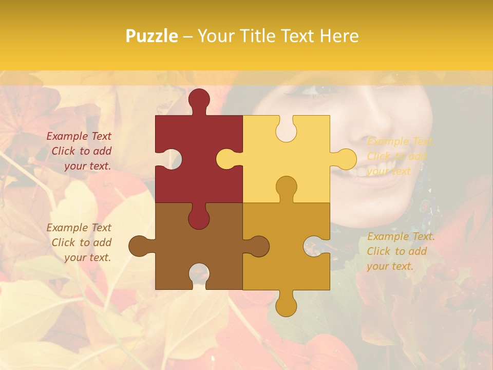 Black White Happy PowerPoint Template